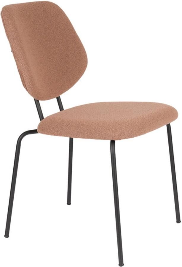 Giga Meubel Eetkamerstoel Zelo Roze Zithoogte 48cm Set van 2