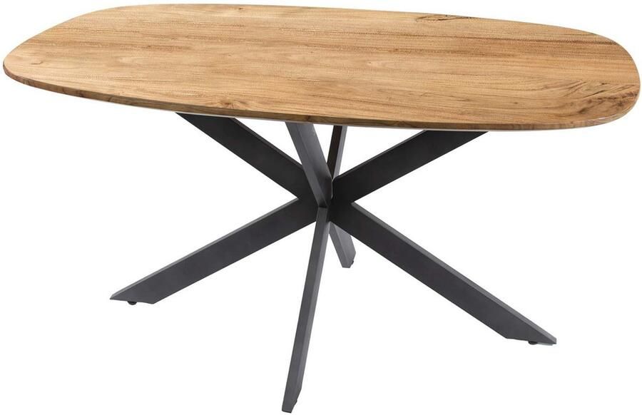 Giga Meubel Eetkamertafel Arhus Deens Ovaal 150cm Naturel Acaciahout