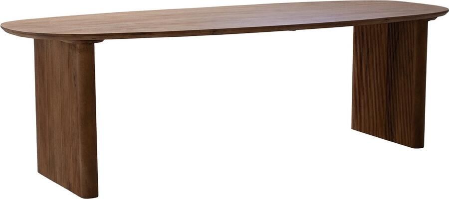 Giga Meubel Eettafel Aya Deens Ovaal 210cm Naturel Mangohout