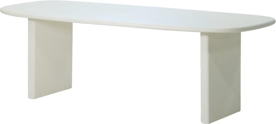 Giga Meubel Eettafel Beige Deens Ovaal 200cm Betonlook Eettafel Gin - Foto 2