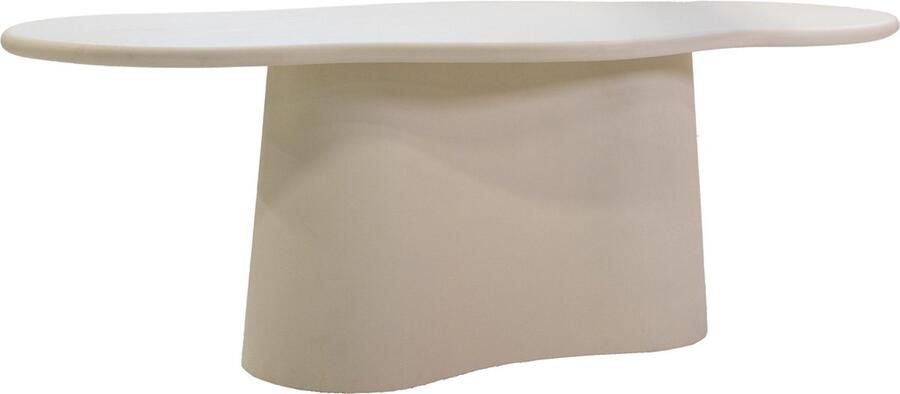 Giga Meubel Eettafel Beige Organisch 260cm Beton Ciré Jessie - Foto 2