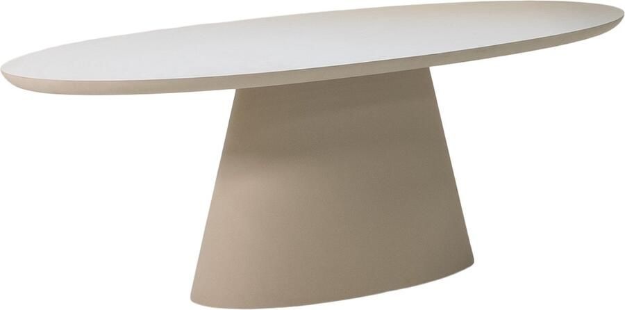 Giga Meubel Eettafel Rechthoek 160cm Beige Eco Composiet Cleo