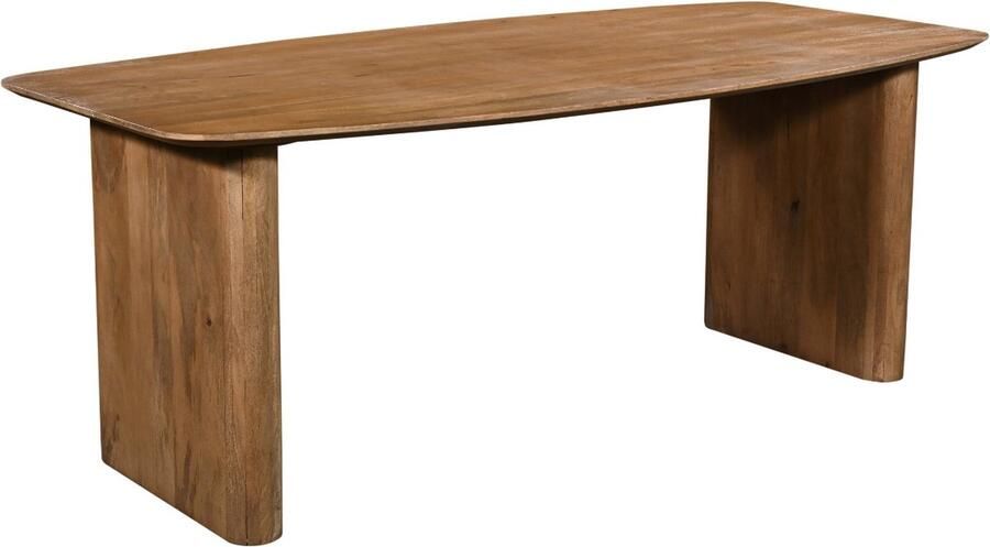 Giga Meubel Eettafel Deens Ovaal 200cm Naturel Mangohout Dai
