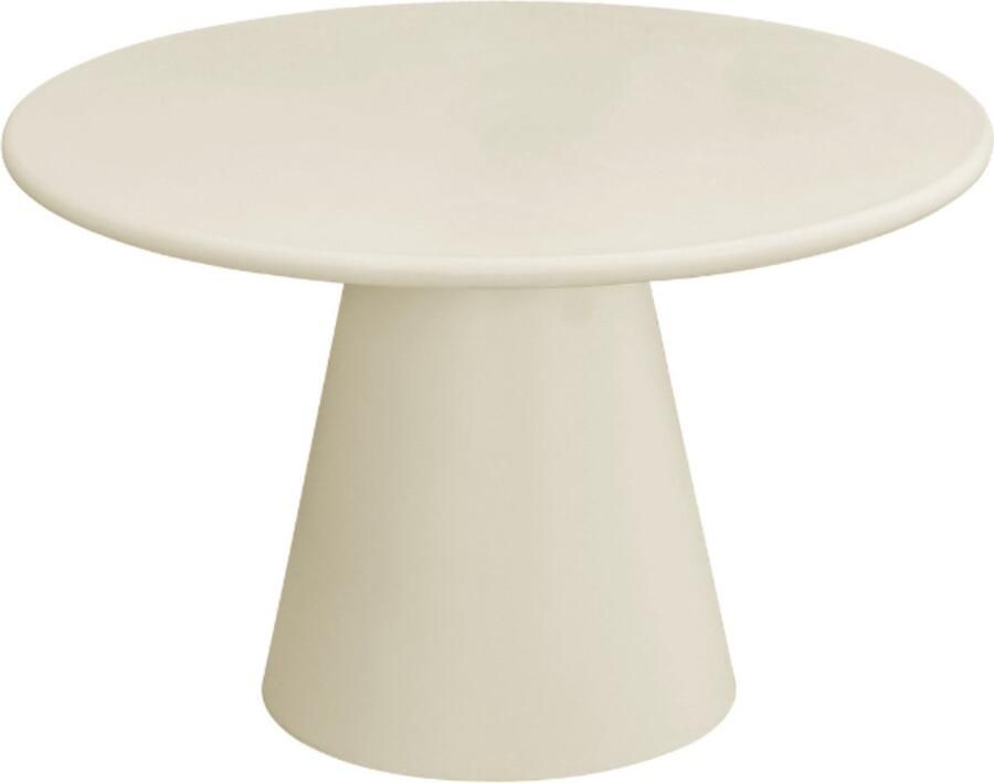 Giga Meubel Eettafel Rond Beige 120cm Beton Ciré Fenna