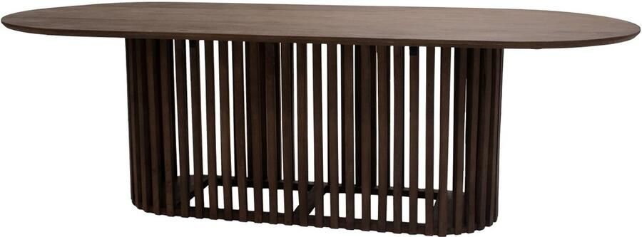 Giga Meubel Eettafel Donkerbruin Mangohout 250x110x76cm Ferran