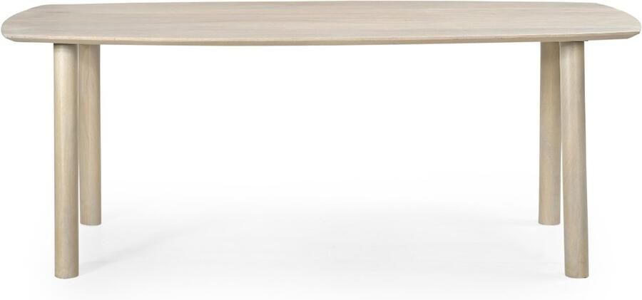 Giga Meubel Eettafel Deens Ovaal 170cm Naturel Mangohout 4-6 Personen Leone - Foto 3