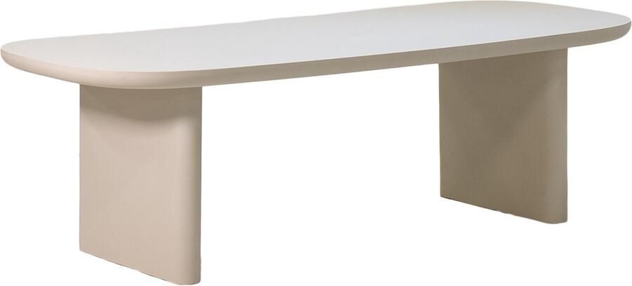 Giga Meubel Tuintafel Maya Deens Ovaal Beige 300x100x75cm