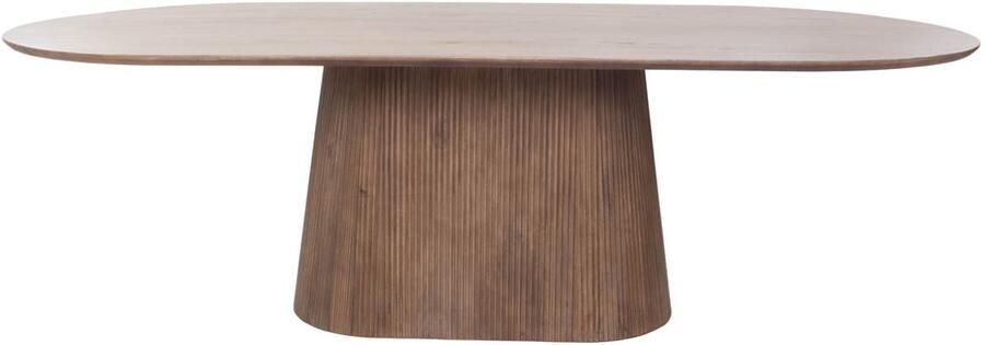 Giga Meubel Eettafel Salvador Donkerbruin Hout 240x110x76cm - Foto 4