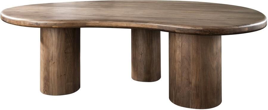 Giga Meubel Eettafel 240cm Acaciahout Bruin Sculpture