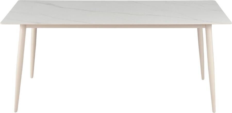 Giga Meubel Eettafel Senne Wit Keramiek 6 Personen 180x90x76cm