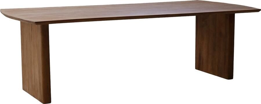 Giga Meubel Eettafel Naturel 300cm Rechthoek Mangohout Tomeo