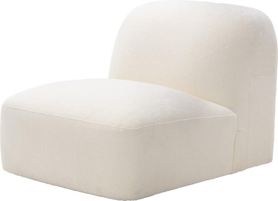 Giga Meubel Draaifauteuil Stof Beige Zitbreedte 76cm 76x106x75cm Mary