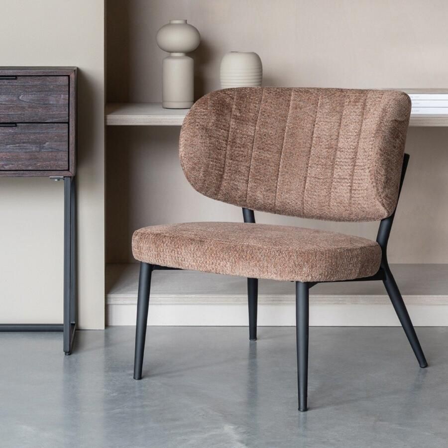 Giga Meubel Housecraft Sanne Fauteuil Oranje Grijs Set van 2