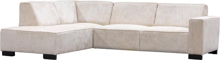 Giga Meubel Hoekbank Beige 3 5-Zits Links 274x205x80cm Napoli