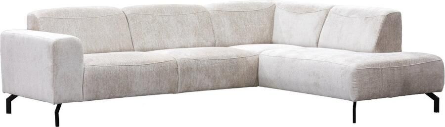 Giga Meubel Hoekbank Beige 3 5-Zits Rechts 275x210x77cm Milan