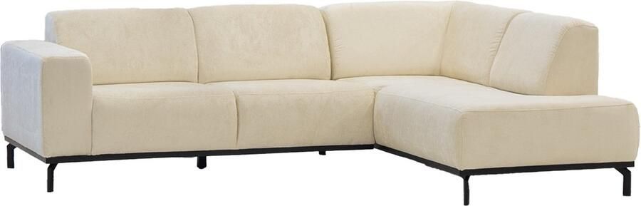 Giga Meubel Hoekbank Beige 3-Zits Rechts 256x188x77cm Monza - Foto 2