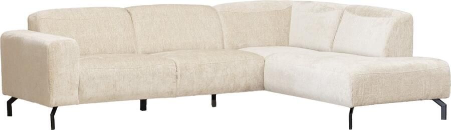 Giga Meubel Hoekbank Taupe 3 5-Zits Links 275x210x77cm Milan