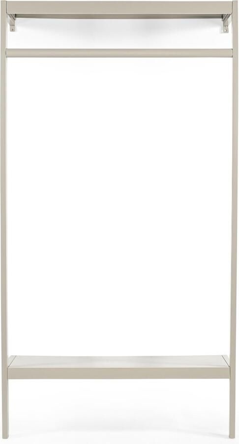 Giga Meubel Wandkapstok Beige Metaal 100x40x185cm Kapstok Manoué