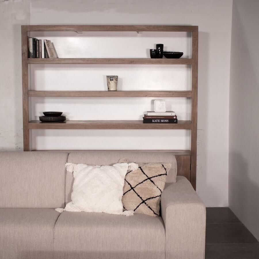 Giga Meubel Kast Naturel Mangohout 180x40x200cm Kast Wesley - Foto 2