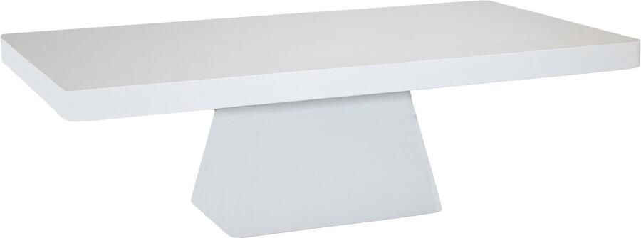 Giga Meubel Loungetafel Rechthoek 130cm Wit Eco Composiet Avia