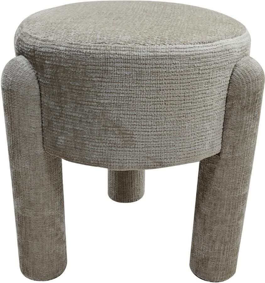 Giga Meubel Poef Yara Stof Beige 44x44x42cm - Foto 2