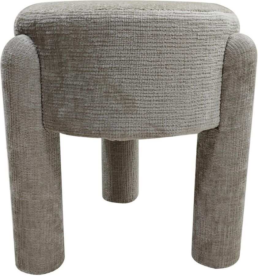 Giga Meubel Poef Yara Stof Beige 44x44x42cm