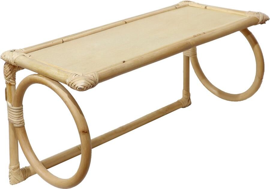 Giga Meubel Rotan Wandplank Naturel 60cm Bohemian Wandplank Malu - Foto 2