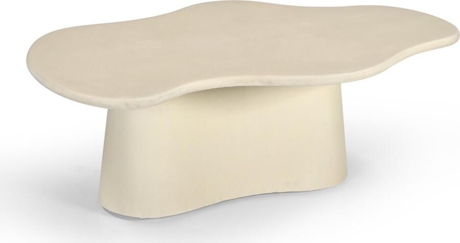 Giga Meubel Sallontafel Organisch 120cm Beige Beton Jessie - Foto 2