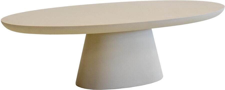 Giga Meubel Salontafel Cleo Ovaal Eco Composiet 130cm - Foto 4