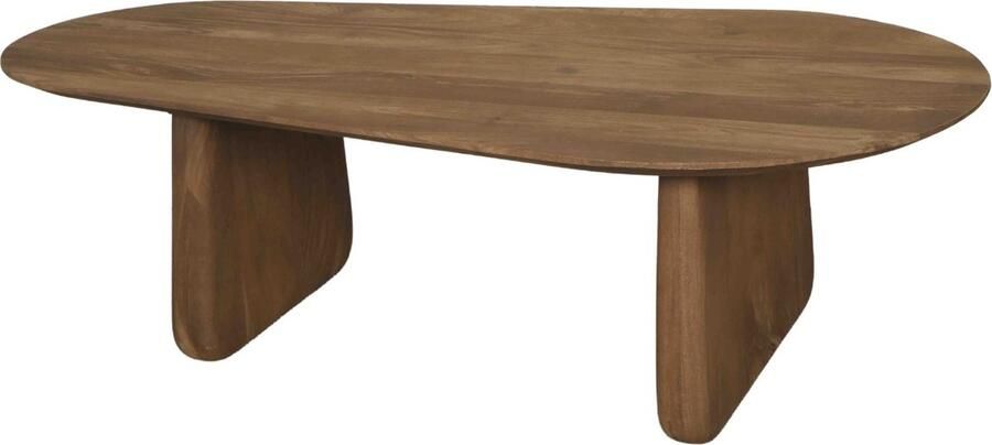 Giga Meubel Salontafel Bruin Mangohout 120x65x35cm Femke