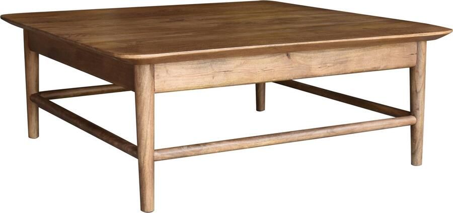Giga Meubel Salontafel Lana Naturel Mangohout 100x100x45cm - Foto 5