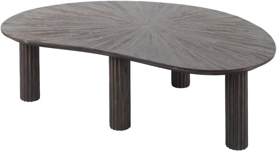 Giga Meubel Salontafel Maya Donkerbruin Hout 110x68x36cm