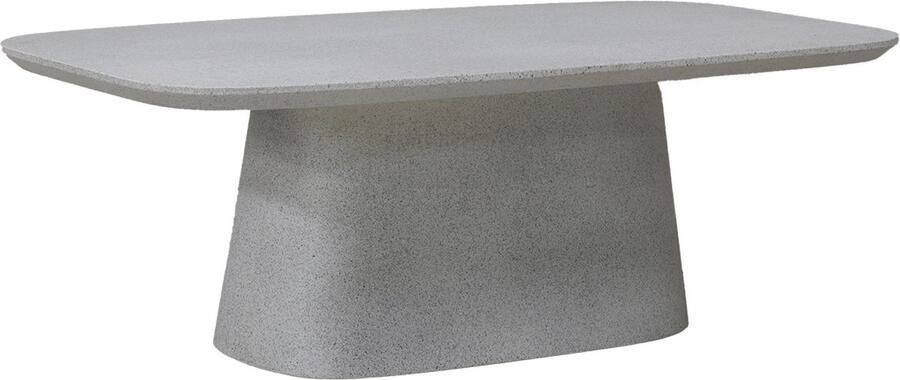 Giga Meubel Salontafel Grijs Terrazzo Steen 110x60x38cm Mina