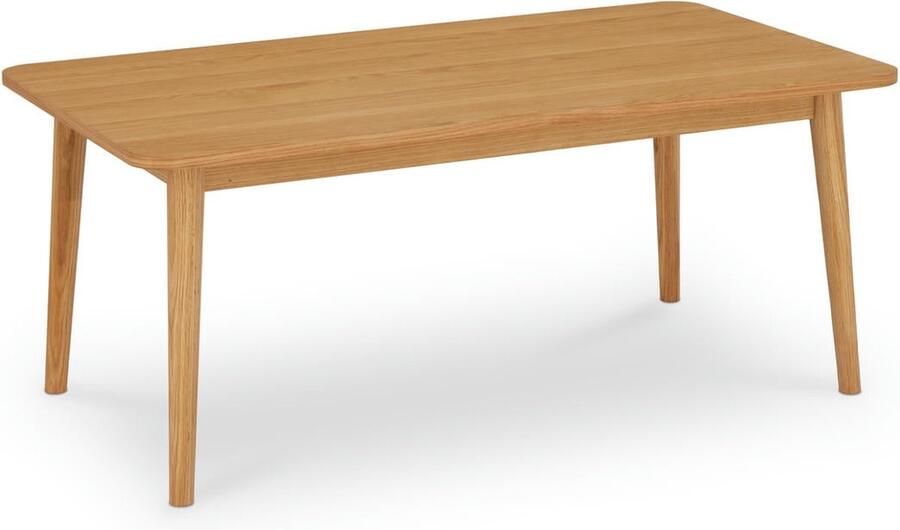 Giga Meubel Salontafel Naturel Oil Eiken Fineer 125x70x52 cm Salontafel Nyborg