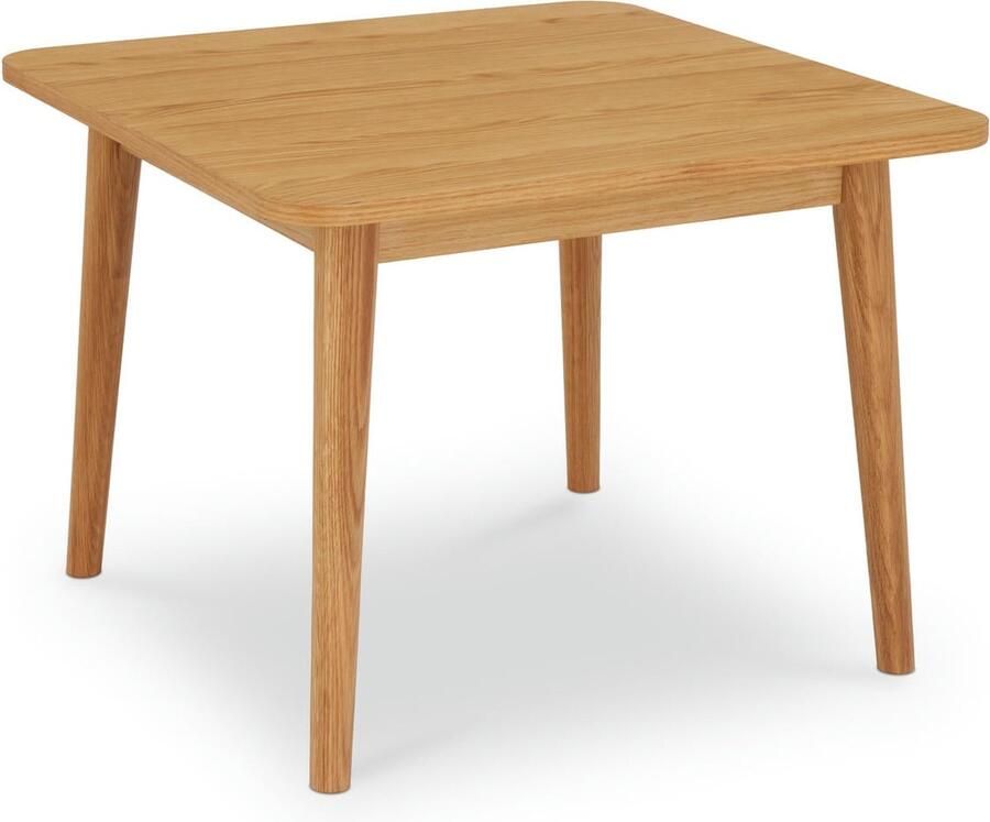 Giga Meubel Salontafel Naturel Oil Eiken Fineer 70x70x52 cm Salontafel Nyborg