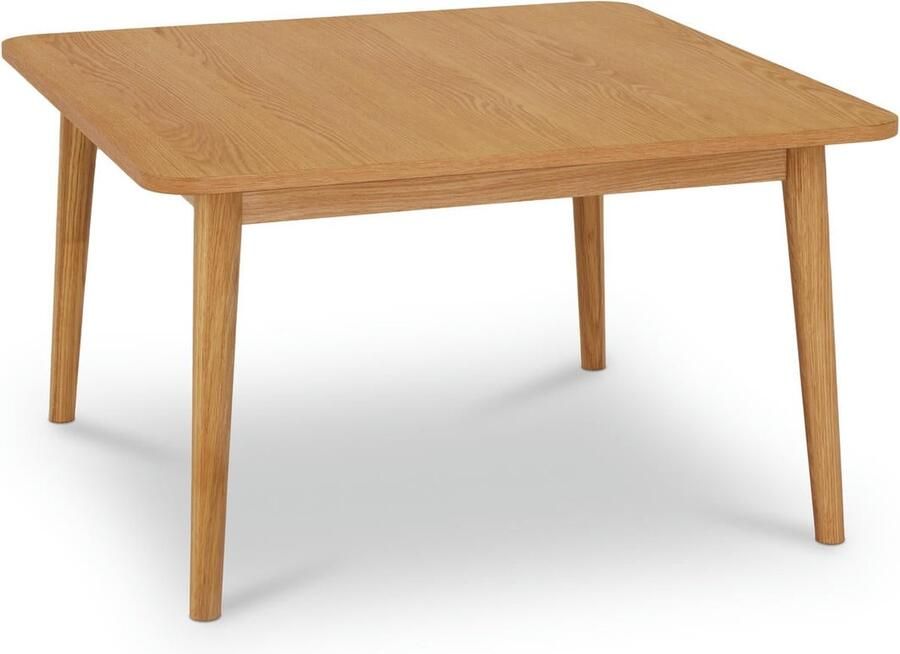 Giga Meubel Salontafel Naturel Oil Eiken Fineer 90x90x52 cm Salontafel Nyborg