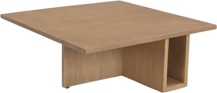 Giga Meubel Salontafel Onni Vierkant Naturel Hout 85cm - Foto 3