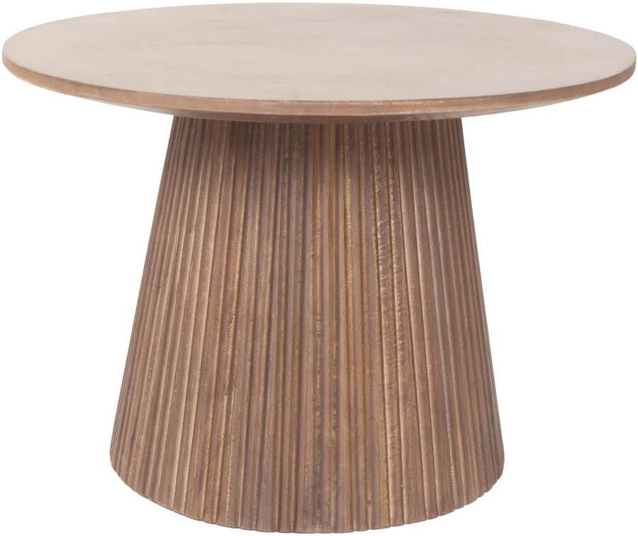 Giga Meubel Salontafel Salvador Donkerbruin Hout 60x60x41cm - Foto 2