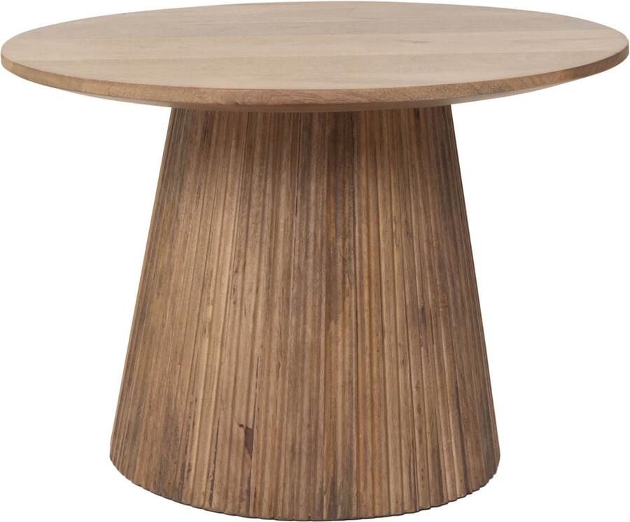 Giga Meubel Salontafel Salvador Naturel Hout 60x60x41cm - Foto 4