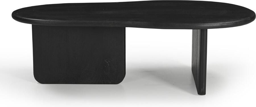 Giga Meubel Salontafel Organisch 130cm Zwart Mangohout Sira - Foto 3