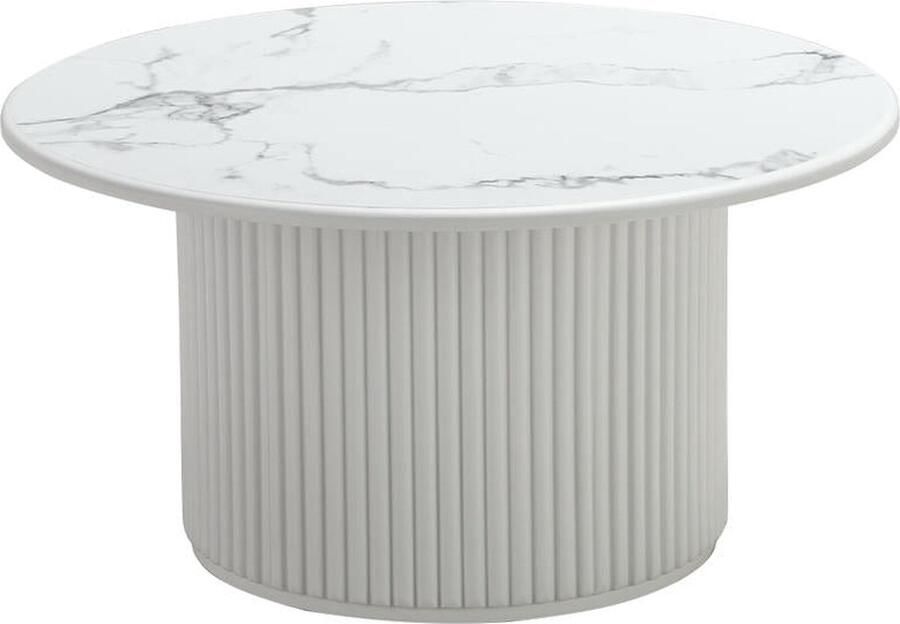 Giga Meubel Salontafel Wit Melamine 80x80x42 cm Salontafel Easy