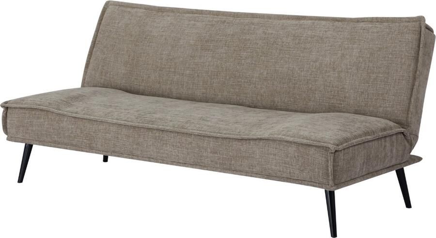 Giga Meubel Slaapbank Taupe 180cm Metaal & Stof Bank Mali