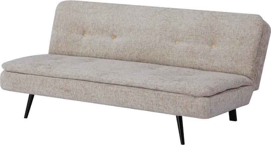 Giga Meubel Slaapbank Beige 180cm Metaal & Stof Bank Olive - Foto 2