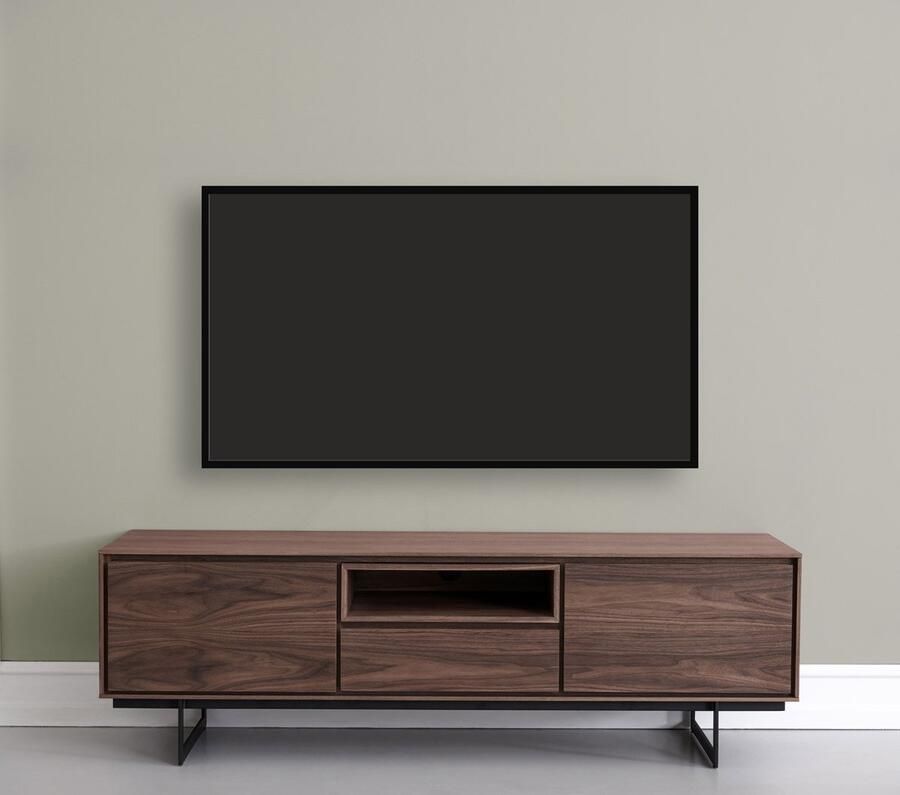 Giga Meubel Tv-meubel Eiken Walnoot 160x45x50cm Tv-meubel Tokyo