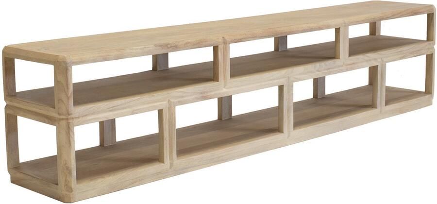 Giga Meubel Tv-meubel Eline Mangohout Naturel 200x35x45cm