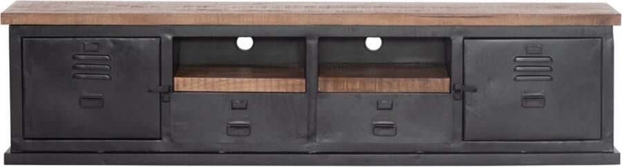 Giga Meubel Tv-meubel 200cm Metaal Mangohout Tv-meubel 200cm - Foto 2