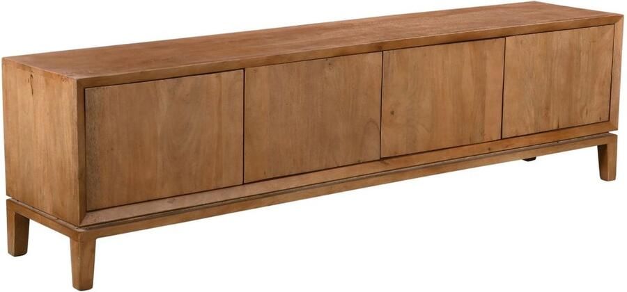 Giga Meubel Tv-meubel Juno Mangohout Lichtbruin 200x40x55cm