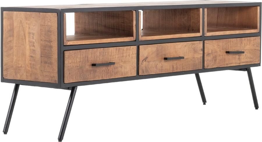 Giga Meubel Tv Meubel Mangohout IJzeren Frame 160x40x60cm Kast Mitchel - Foto 2
