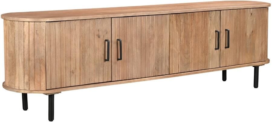 Giga Meubel Tv-meubel Merel Naturel Mangohout 200x46x56cm