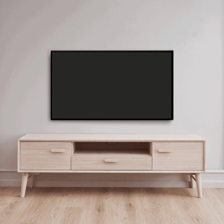 Giga Meubel Tv-meubel Naturel Eiken 160x42x50cm Tv-meubel Porto